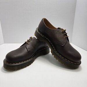 Dr. Martens 1461 Oxford Crazy Horse Brown Leather Unisex Shoes